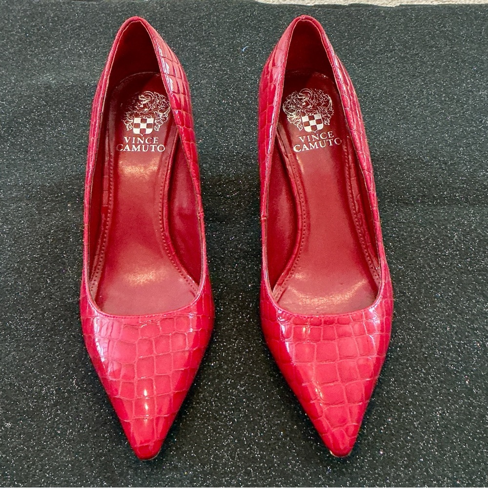 Vince Camuto Red Stiletto Heels
